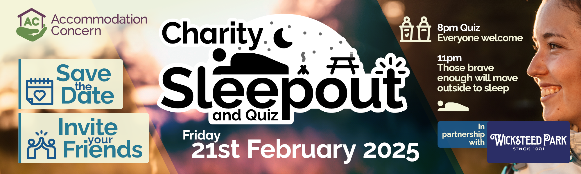 North Northamptonshire Winter Sleepout – 19th January 2024 – Wicksteed Park, Kettering